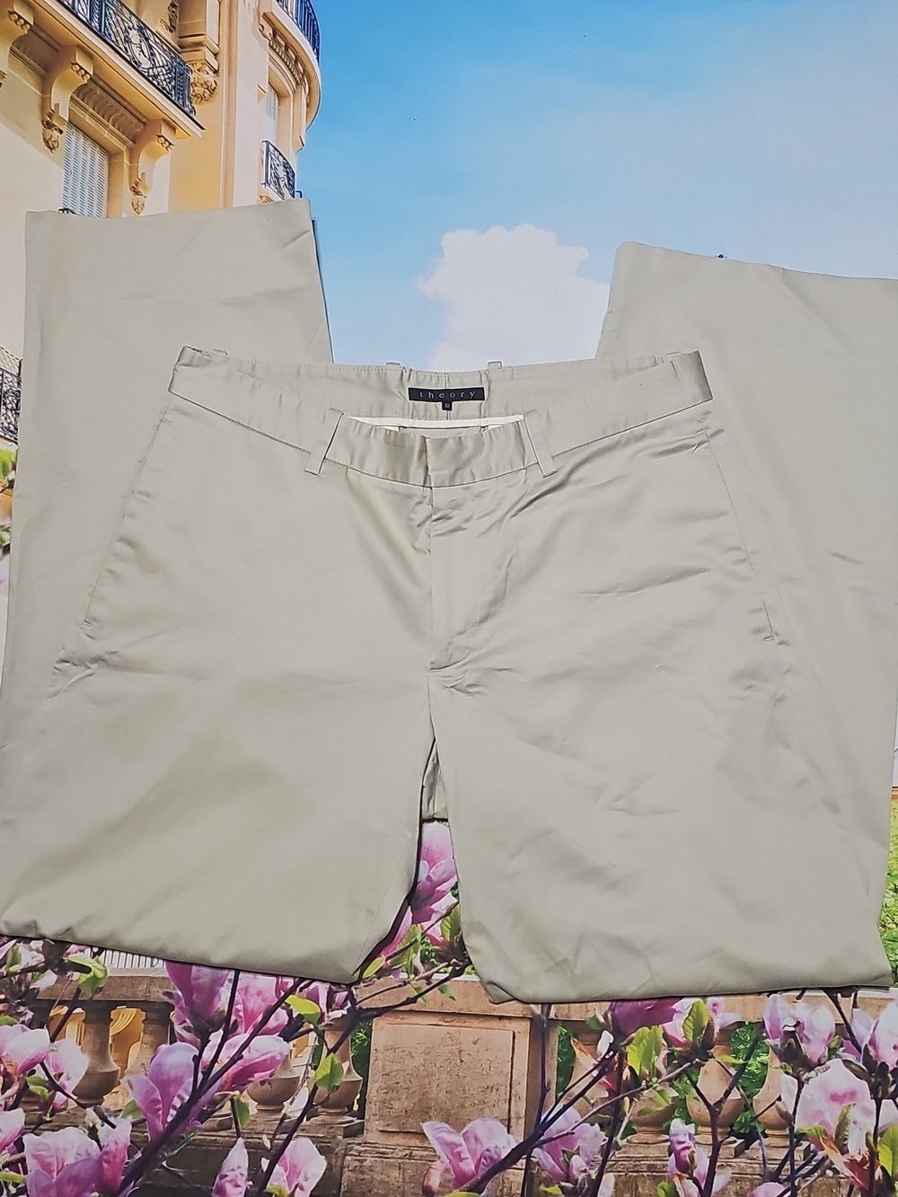 Theory Beige Chino Pants‎ Size 32x32